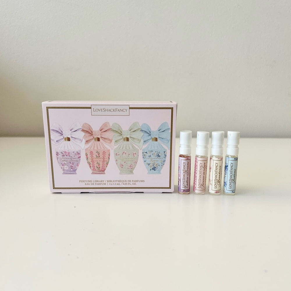 🌸LOVESHACKFANCY Discovery Set EDP 1.5 mL x 4 - Picture 2 of 9